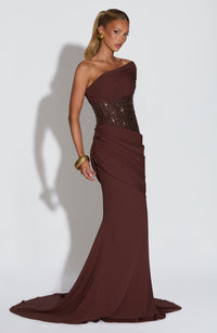 Vestido Maxi Bardot Carlota Ivana