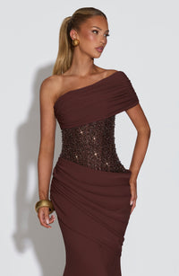 Vestido Maxi Bardot Carlota Ivana