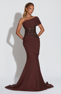 Vestido Maxi Bardot Carlota Ivana