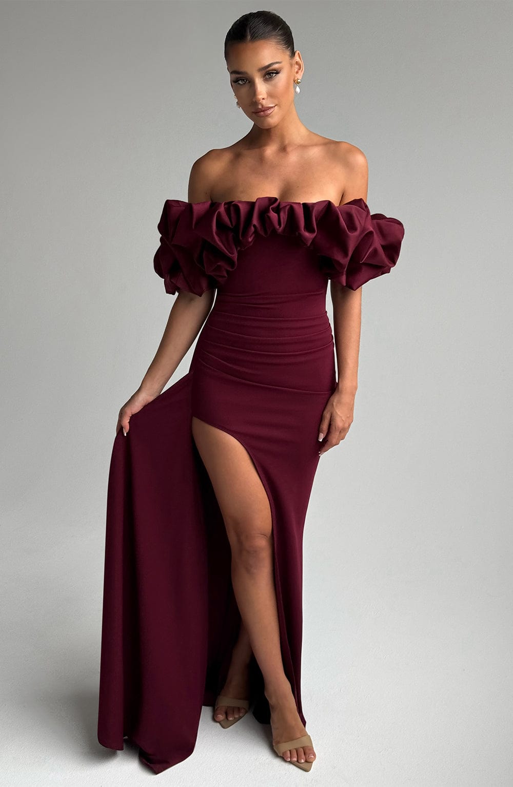 Vestido Maxi Bardot Sara