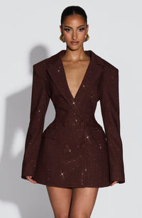 Vestido Mini con Brillo Yolanda