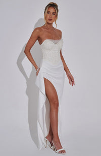 Vestido Maxi con Brillo Cira
