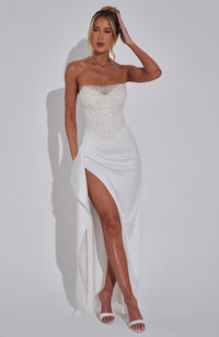 Vestido Maxi con Brillo Cira