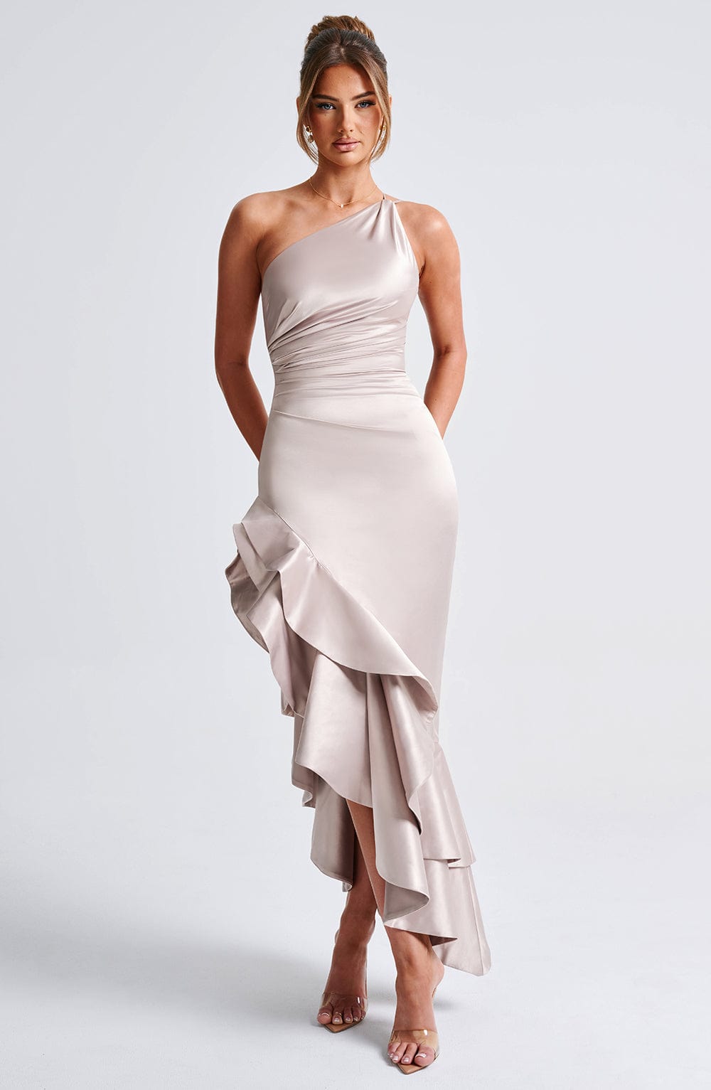 Vestido Maxi Asimétrico Ángela Helena