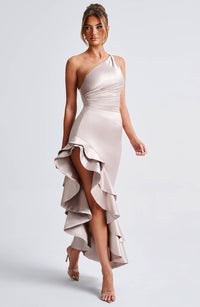 Vestido Maxi Asimétrico Ángela Helena