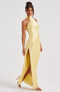 Vestido Maxi de Cuello Alto Naiara