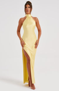 Vestido Maxi de Cuello Alto Naiara