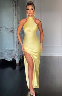 Vestido Maxi de Cuello Alto Naiara