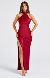 Vestido Maxi de Cuello Alto Naiara