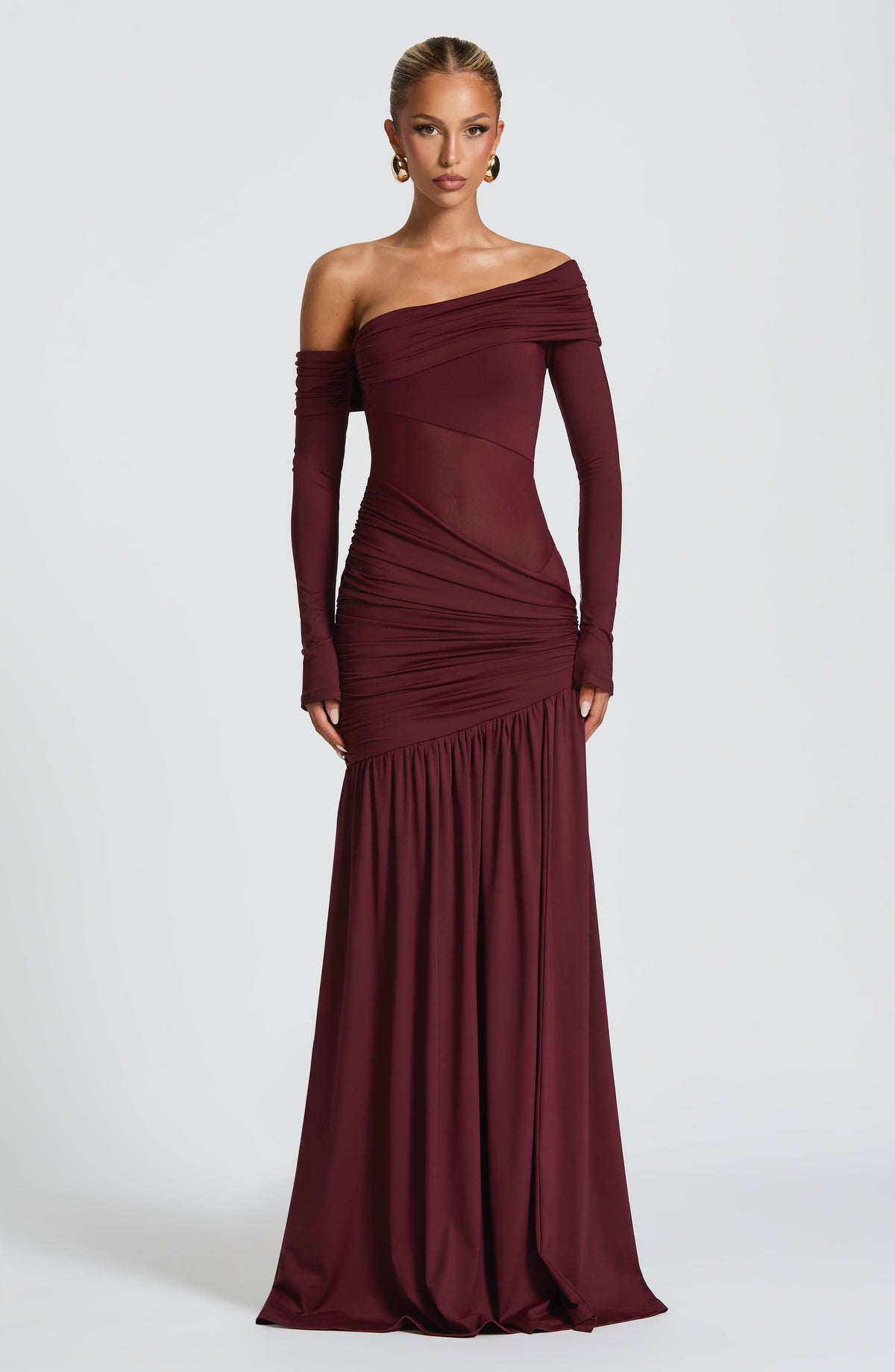 Vestido Maxi Asimétrico Leonor Silvia