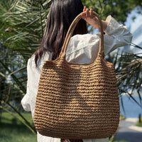 Bolso Bandolera Paja Natural Claro