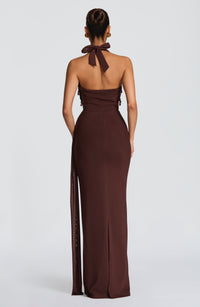 Vestido Maxi Halter Zoe