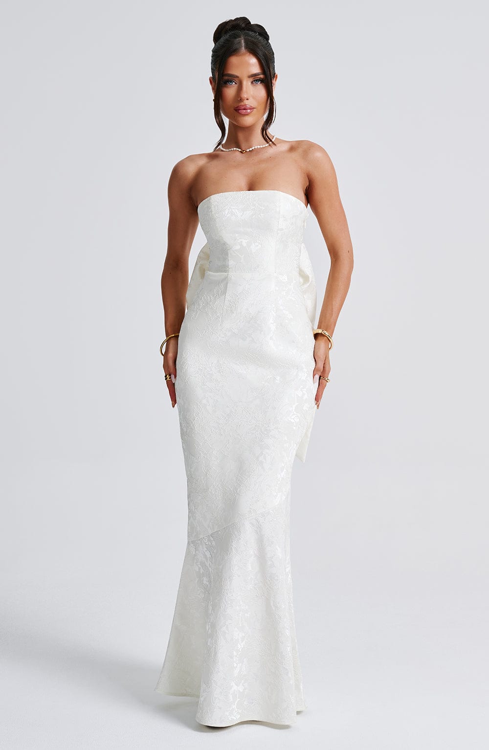Vestido Maxi con Lazo Silvia