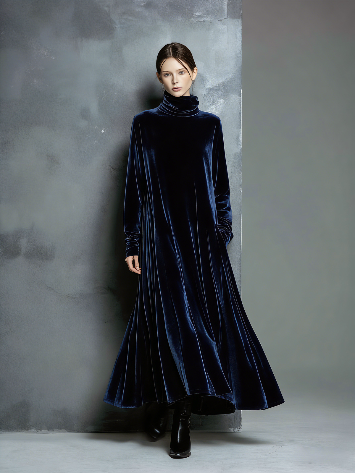 Vestido Maxi de Cuello Alto África