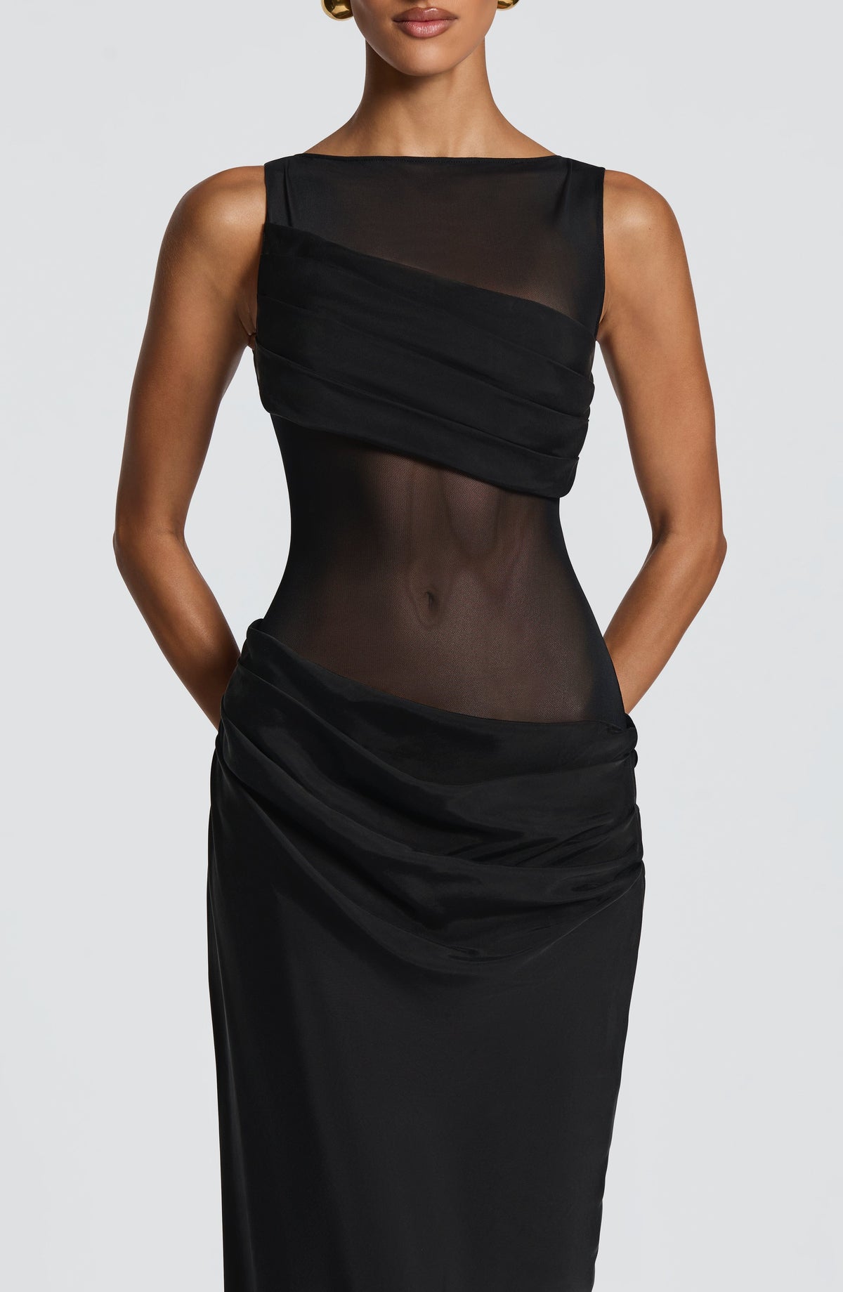 Vestido Maxi Plisado Sonia