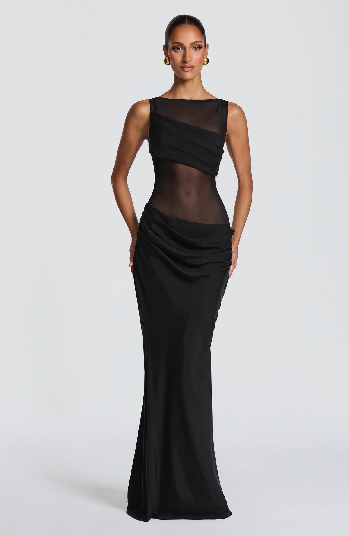 Vestido Maxi Plisado Sonia