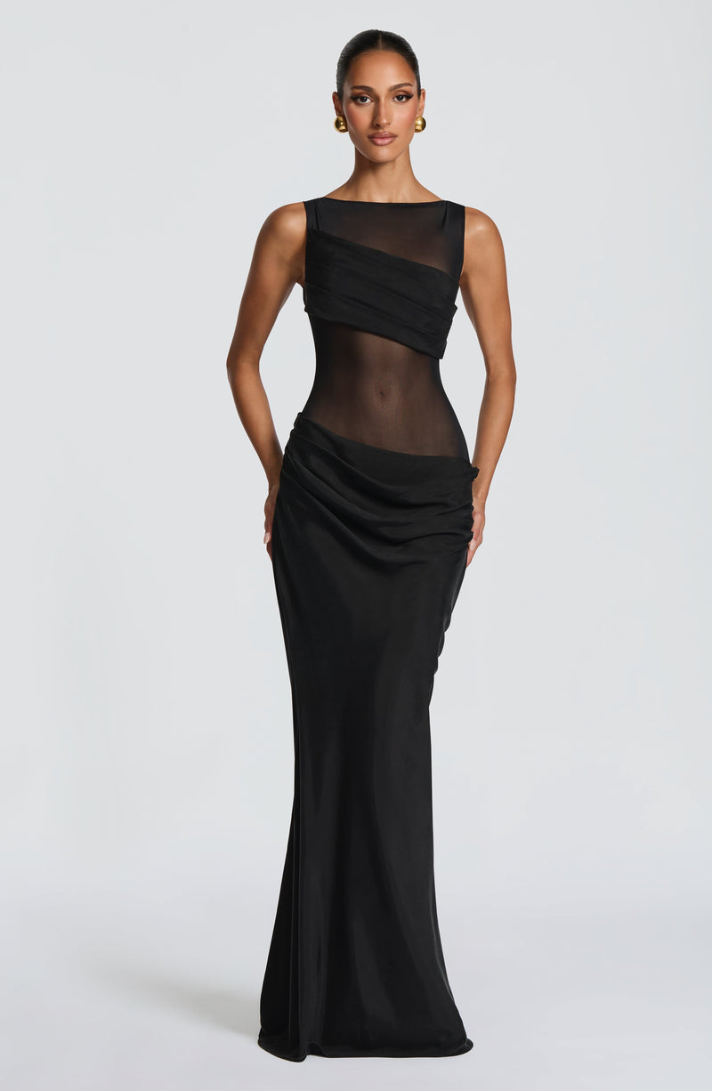 Vestido Maxi Plisado Sonia
