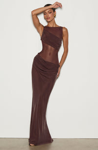 Vestido Maxi Plisado Abril