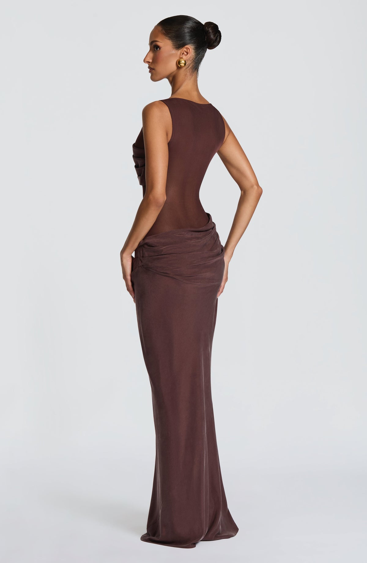 Vestido Maxi Plisado Abril