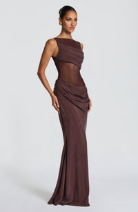 Vestido Maxi Plisado Abril