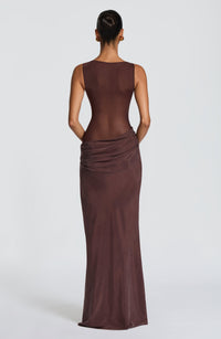 Vestido Maxi Plisado Abril