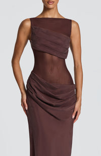 Vestido Maxi Plisado Abril