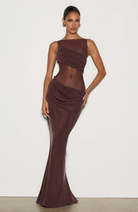Vestido Maxi Plisado Abril