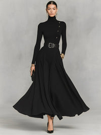 Vestido Maxi de Cuello Alto Paloma