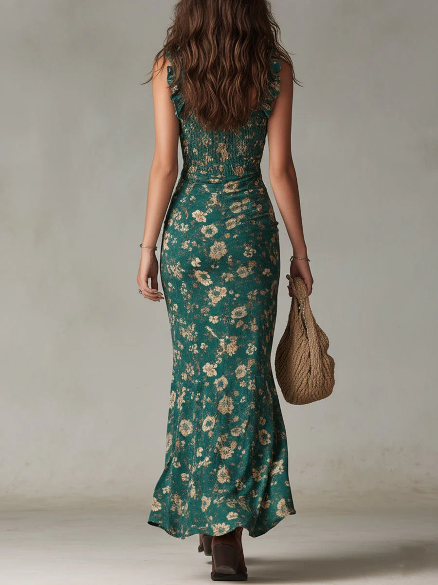 Vestido Maxi Boho Retro
