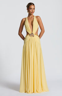 Vestido Maxi de Espalda Descubierta Berta Alba