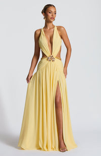 Vestido Maxi de Espalda Descubierta Berta Alba
