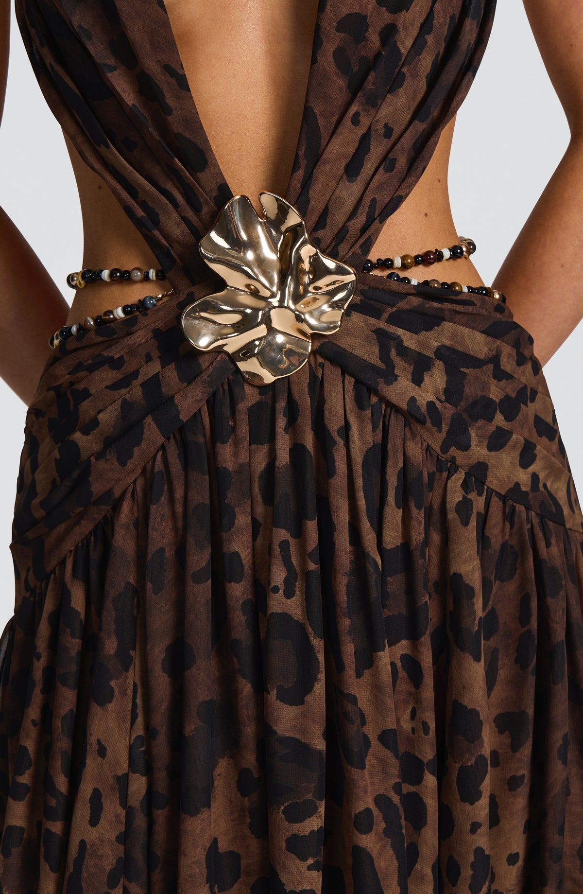 Vestido Maxi de Espalda Descubierta Berta Beatriz