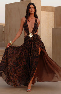 Vestido Maxi de Espalda Descubierta Berta Beatriz