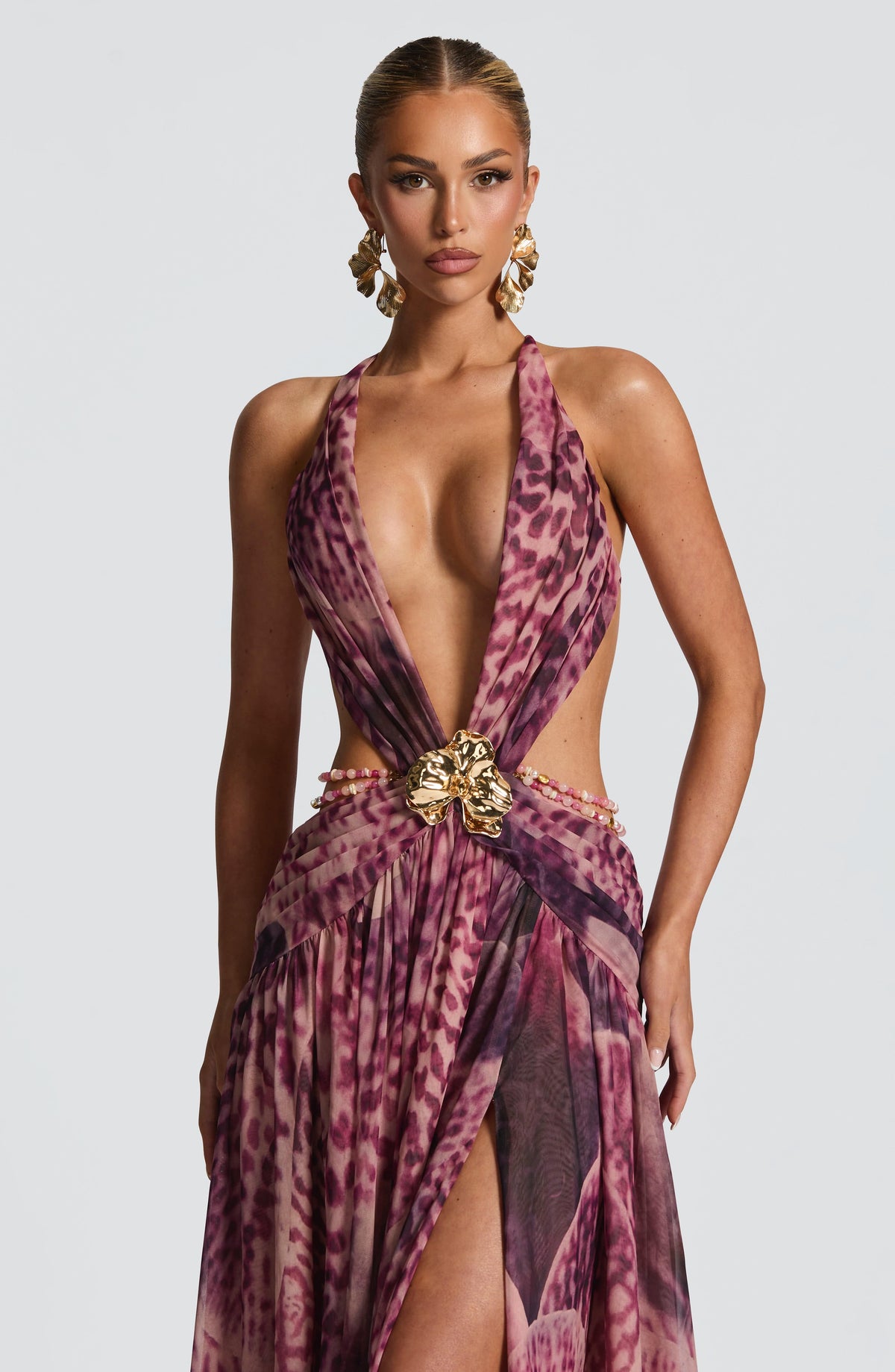Vestido Maxi de Espalda Descubierta Berta Beatriz