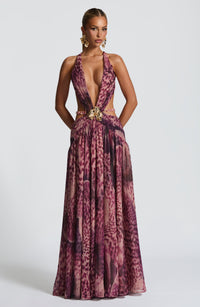 Vestido Maxi de Espalda Descubierta Berta Beatriz