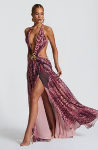 Vestido Maxi de Espalda Descubierta Berta Beatriz