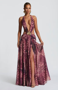 Vestido Maxi de Espalda Descubierta Berta Beatriz
