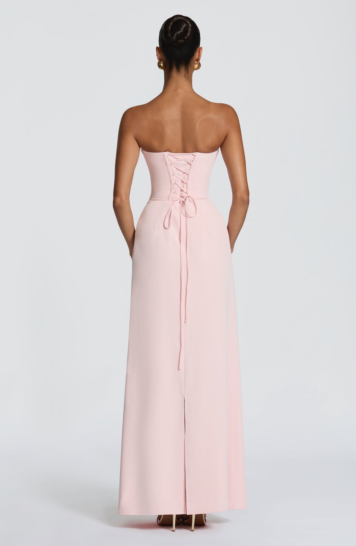 Vestido Maxi Corsé Blanca Chloe