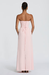 Vestido Maxi Corsé Blanca Chloe