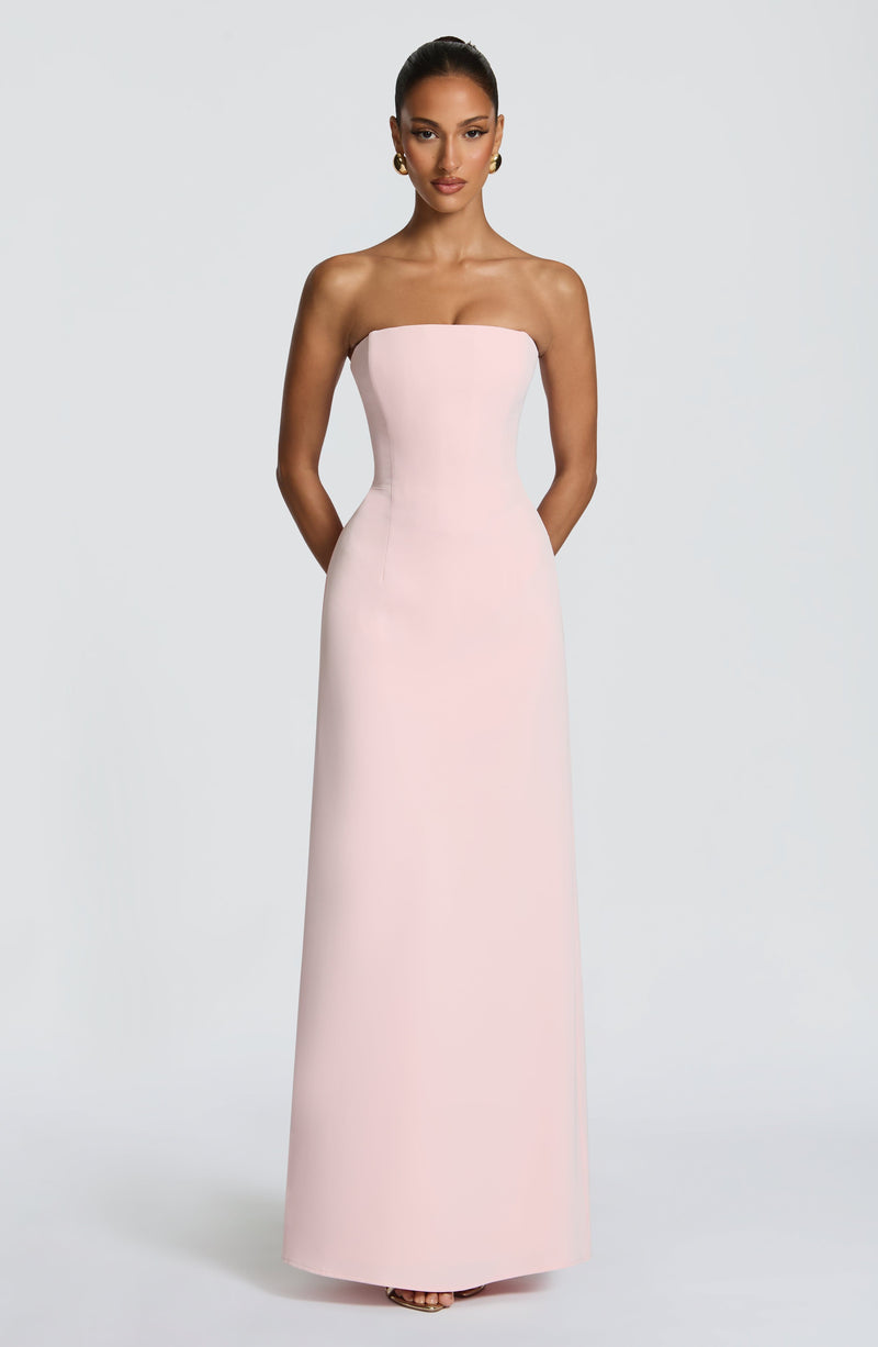 Vestido Maxi Corsé Blanca Chloe