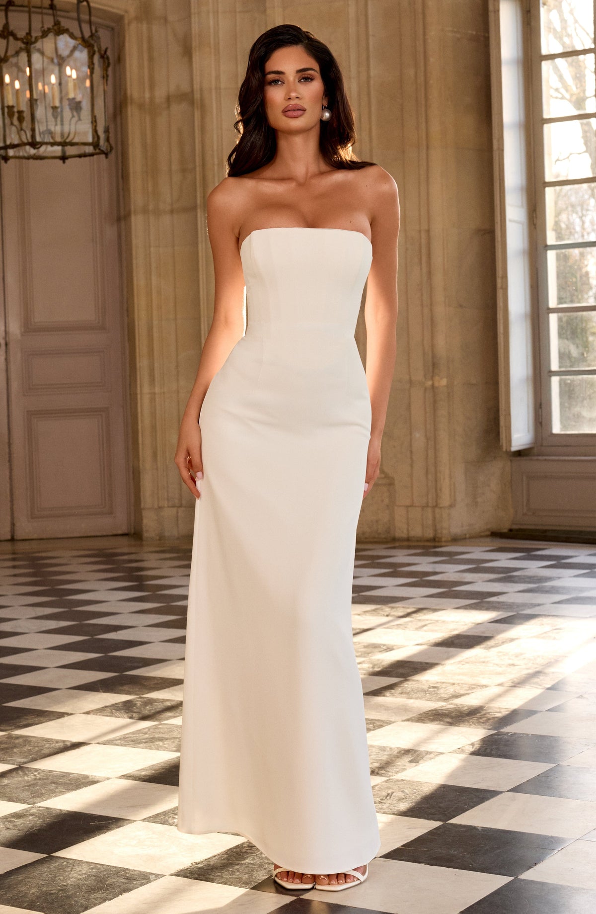 Vestido Maxi Corsé Blanca Mireia