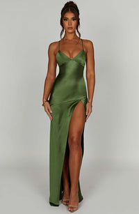 Vestido Maxi de Espalda Descubierta Beatriz