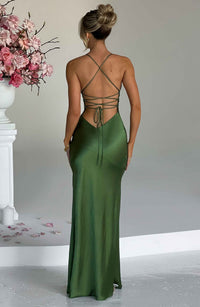 Vestido Maxi de Espalda Descubierta Beatriz