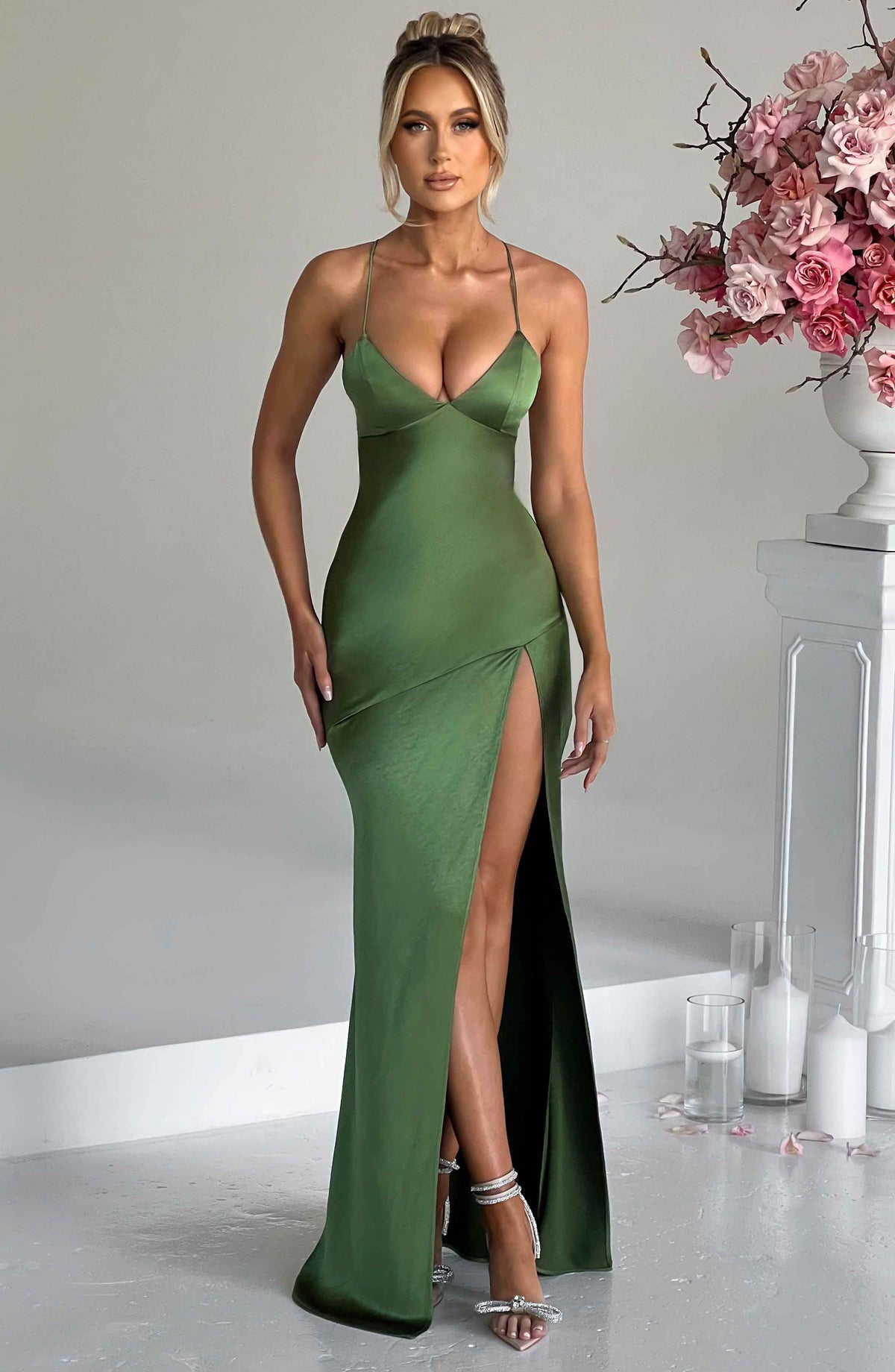 Vestido Maxi de Espalda Descubierta Beatriz