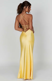Vestido Maxi de Espalda Descubierta Beatriz