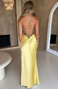 Vestido Maxi de Espalda Descubierta Mireia