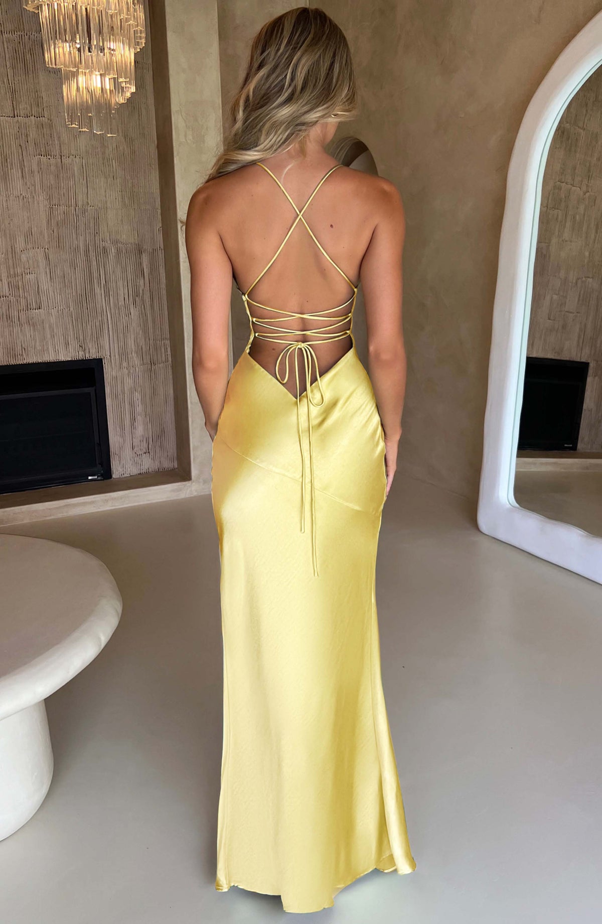 Vestido Maxi de Espalda Descubierta Beatriz