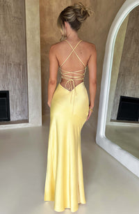 Vestido Maxi de Espalda Descubierta Camila