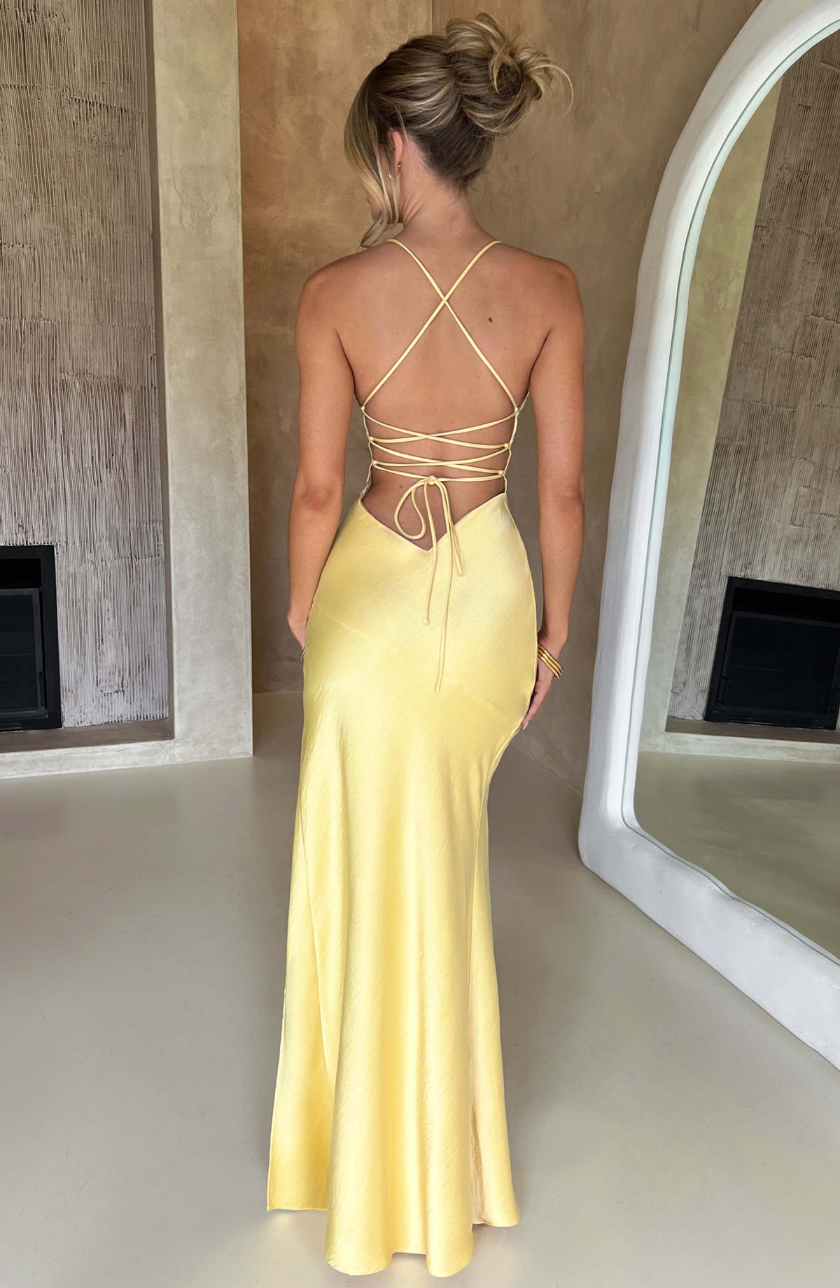 Vestido Maxi de Espalda Descubierta Mireia