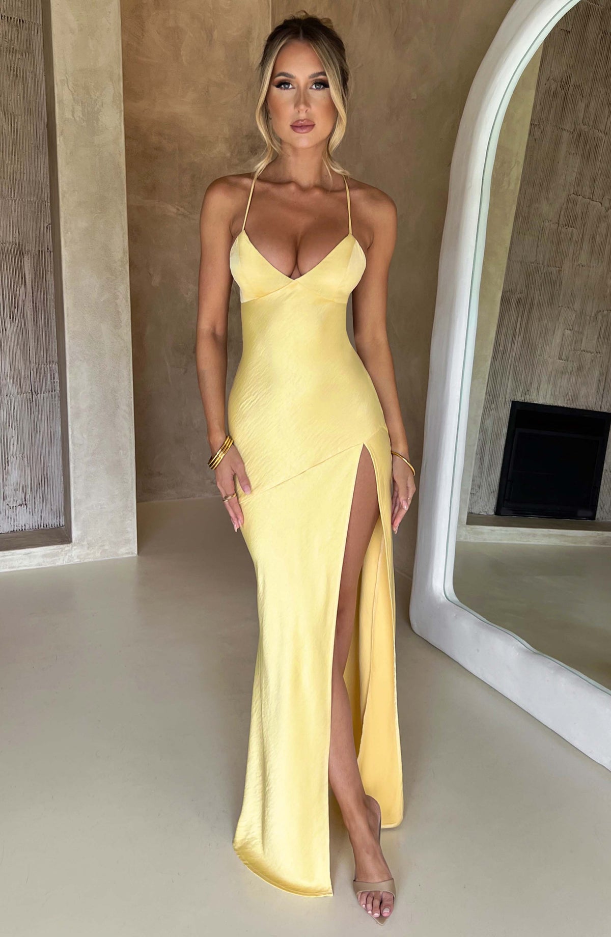 Vestido Maxi de Espalda Descubierta Mireia
